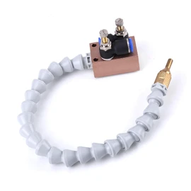 Eacam Mist Coolant Lubrication System for CNC Lathe Mill Machine, 80% Coolant Saving, Adjustable Gas and Coolant, Safer Working, Smooth Surface Machining