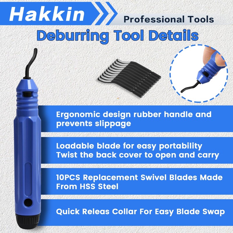 HVAC Repairing Tools, 10PCS Swaging Drill Bit Set with 5