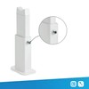 MB Adjustable Base without Drill Holes for Tubular Radiators -