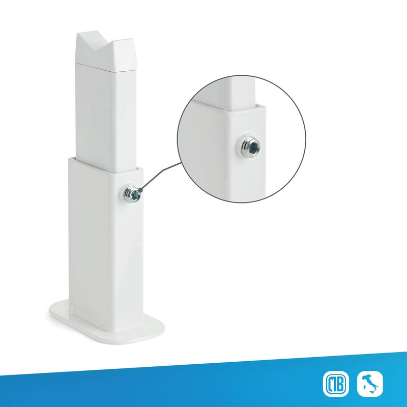 MB Adjustable Base without Drill Holes for Tubular Radiators -