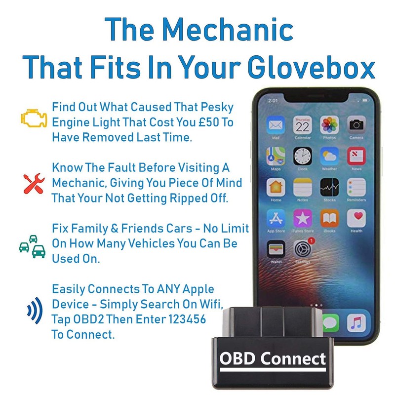 OBD Connect - OBDII OBD 2 WIFI Fault Code Reader