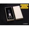 Cerbery | Elegant leather keyring with rings and gift box