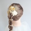 Lomeri Hair Ornament with Rope Arrangement and Dried Flowers, Available