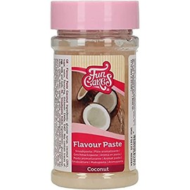 FunCakes Pasta Aromatizzante Cocco: aromi alimentari, ottimo gusto, perfetto per decorare torte, adatto per pastelle e ripieni. 100 grammi.