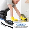 Wire Brush Set, 2 Pcs Steel Brush with Ergonomic Handle