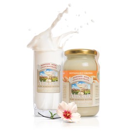 Almondie Almond Butter / Almond Milk Concentrate – Made from 100% peeled, pure and raw almonds without any additives, sugar or salt
