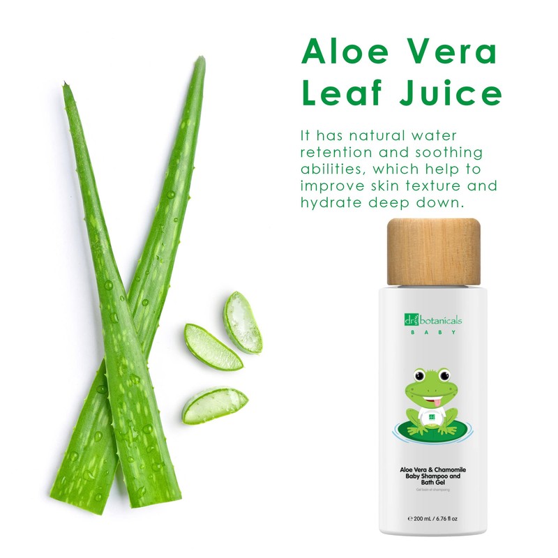 Dr Botanicals Aloe Vera & Chamomile Baby Shampoo and Bath