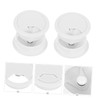 SHINEOFI 6Pcs Cable Grommet Wire Hole Cover Desk Cable Organizer