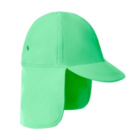 Baby Boys Green Sun Hat UPF50+ Cap,Baby Toddler Kids Beach Hats with Neck Protection,Summer Pool Cap for Kids,Green,6-8 Years