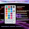 W WHEEL UP Basketball Hoop Lights Waterproof Remote Control Basketball