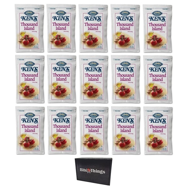 Kens Thousand Island Salad Dressing Packets (Pack of 15)