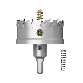 GSTK Upgrade Heavy Duty Carbide Hole Saw,Metal Steel Hole Saw Drill Bit,TCT Hole Cutter-Alloy Hardness Upgrade, Life Upgrade,Use for Stainless Steel, mild Steel, Iron, Copper,etc (70mm|2-3/4")