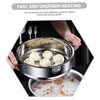 KICHOUSE Stainless Steel Steamer Vegetable Steamer Basket Steam Pot Dumpling