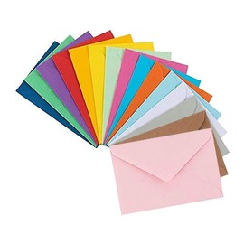 Coloridos sobres autosellados, 12.7 x 17.78 cm, colores surtidos, paquete de 105 sobres para invitaciones, cumpleaños, graduación, baby shower, tarjeta de felicitación..