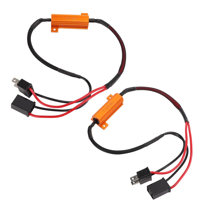 LED Decoder H7 Aluminum Housing Single Resistance Wire LED Headlight