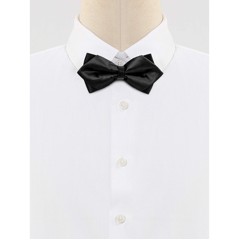 [Allegra K] Men's Solid Pre-tied Bow Tie Weeding Party Bow