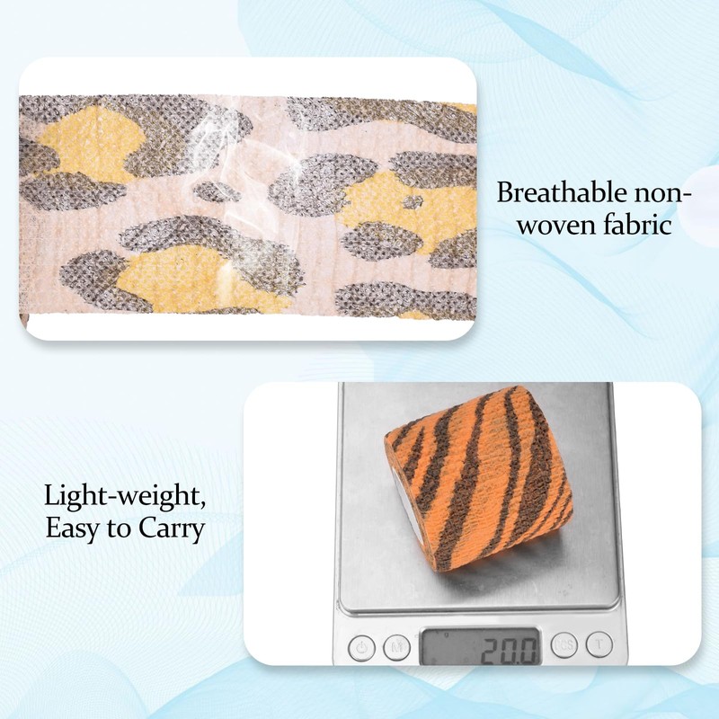 JimKing Tattoo Grip Cover, Self-Adhesiive Tape, Elastic Bandage Wrap Roll,