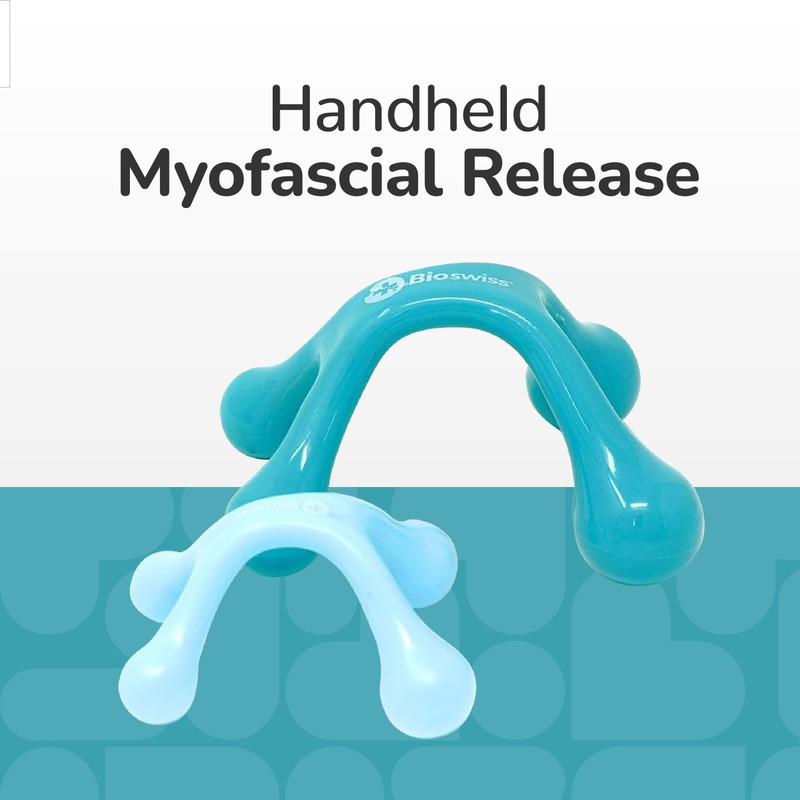 BioSwiss 2-Pack Handheld Full Body Massager, 4-Leg Pressure Point Tool