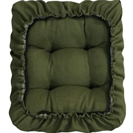 TINTON LIFE Padded Rectangle Bar Stool Cover Cushion with Elastic Fabric Satori Stool Seat Cushion for Metal Wooden Bench 12"x16" Oval Green