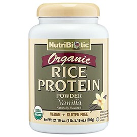 NutriBiotic, Organic Rice Protein, Vanilla, 1 lb 5 oz (600 g) by Nutribiotic                                                                          