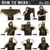 Ludus Felix Afghan Stole Shemag Scarf, Military Survival Game, Large,