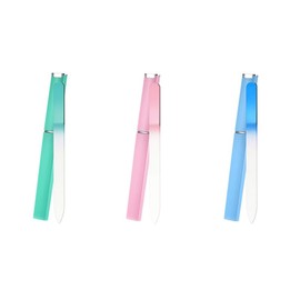 Alovez 3 Stück Profi Nagelfeile, Glas-Nagelfeilen Fingernagelfeile