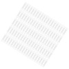 100pcs Clear Non Slip Silicone Clothes Hanger Grips Increased Friction