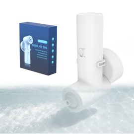 Bath Jets for Tub, Cordless IPX7 Mute Rechargeable Bath Jet or Bubble Modes