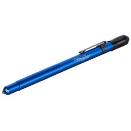 Streamlight 65050 Stylus 11-Lumen White LED Pen Light with 3 AAAA Alkaline Batteries, Blue