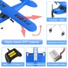 yusvwkj RC Airplane Easy to Fly EPP RC Plane with