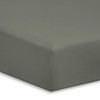 Soroor Bedding & Linen, Microfiber Single Fitted Sheet, Grey Deep