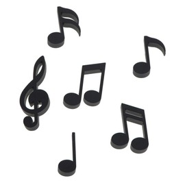 Gadget Master Music Notes Fridge Magnets Set of 6