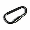 C.U.W Safety Retention Lanyard Replica Carabiner Set of 2 (Black)