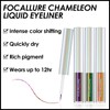 FOCALLURE Chameleon Liquid Eyeliner,Intense Color Shifting Eyeliner Pen,Metallic Multi-Reflective Finish,Sweatproof,Smudge-proof,Ultra-Fine