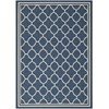 Safavieh Courtyard Navy/Beige Medium Rectangle Rug