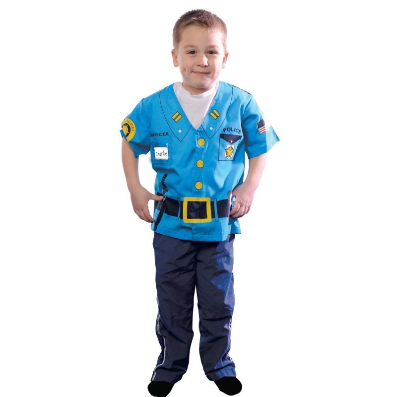 Aeromax Kids Police Bundle 1 of Each Shirt, Hat, Helmet,