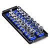 Ernst Manufacturing 8-Inch Socket Boss, 2-Rail Socket Tray, Blue -