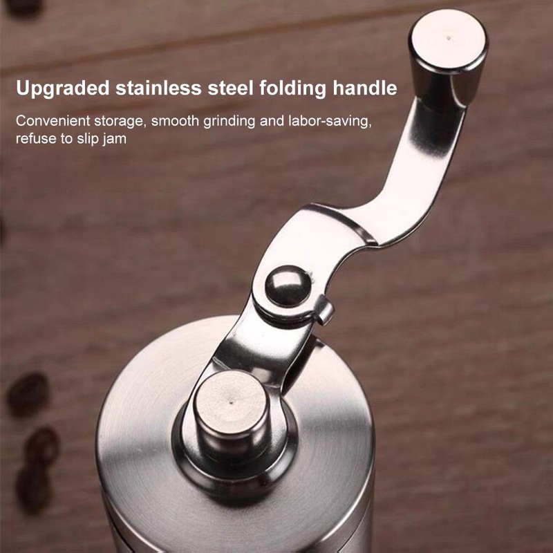 Portable Hand Manual Coffee Grinder Coffee Bean Burr Mill Hand