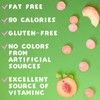 COKOC Peelable Gummies Peach,Peeling Gummies Peach Candy,Individual Packaging 2.64oz Bag