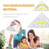 Set Square Large Protractor School - Geo Triangles Set with