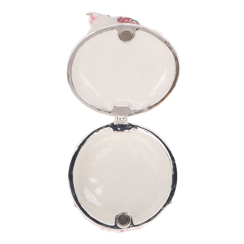 Trinket Box Exquisite Cute Bunny Shape Magnetic Design Zinc Alloy