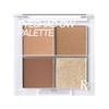 FV Natural Finish Eyeshadow Palette, 4 Matte & Metallic High