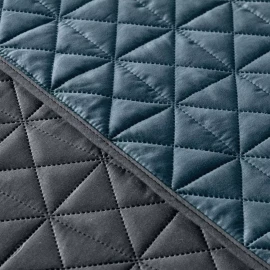 Vianney Edredón Kingsize Cobalto 2 Vistas Azul / Gris Vianney