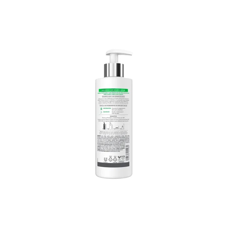 Shampoo Dove Derma Care Balance Capilar 400