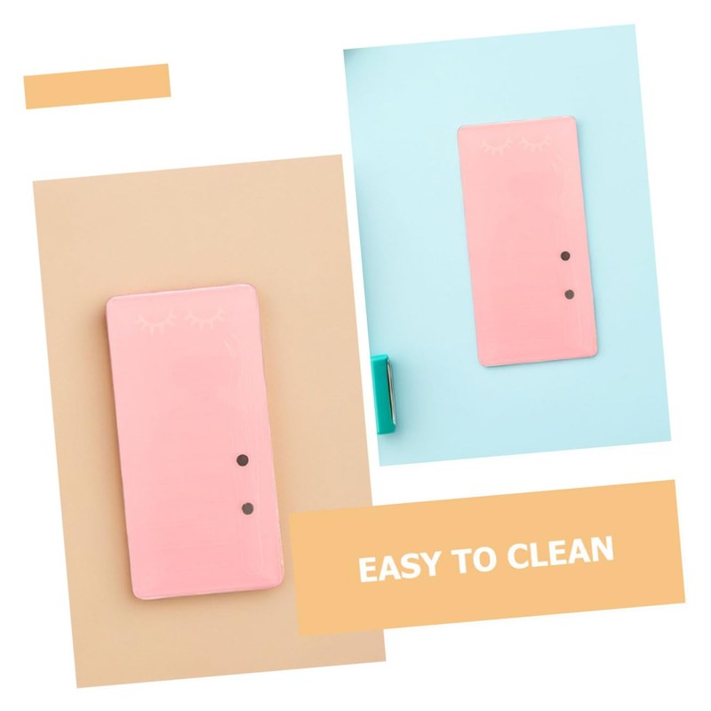 Beavorty 2Pcs Magnetic Acrylic Eyelash Extension Board Lash Workstation Display