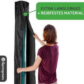 Springreen Protective Cover for Rotary Washing Line Unvierselle Premium Cover for Protection for Washing Lines Extremely Water Resistant and UV Protective Material
