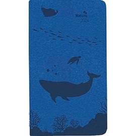 Pocket Calendar Nature Line Ocean 2024 - Pocket Calendar 9 x 15.6 cm - 1 Week 2 Pages - 128 Pages - Environmental Calendar - with Hard Cover - Alpha Edition