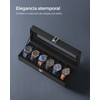 SONGMICS Caja de Relojes para 6 Relojes, Estuche de Relojes,