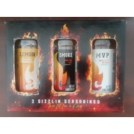 AC Barbeque 3-Pack 5.5-oz Lemon Stepper Midnight Smoke & The MVP Rub/Seasoning