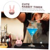 Ciieeo Cute Rabbit Kitchen Timer Mechanical Manager for Home Baking